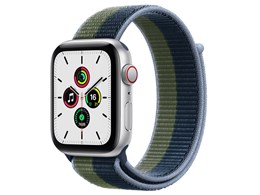 ★アップル / APPLE Apple Watch SE GPS+Cellularモデル 44mm MKT03J/A [アビスブルー/モスグリーンスポーツループ]
