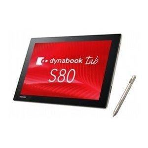 ★東芝 dynabook Tab S80 PS80ASGK8L7ADJ1 (Windows10 Academic(10Pro同機能)/10.1インチ/Atom x5-Z8300/4GB/128GB)