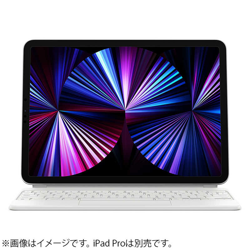 ★アップル 11インチiPad Pro(第3世代)・iPad Air(第4世代)用Magic Keyboard - 韓国語 - ホワイト MJQJ3KUA
